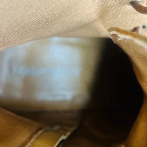 Naturalizer Tan Leather Lace-Up Heeled Boots - Picture 4 of 5